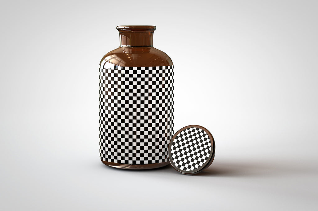 Download Amber Apothecary Bottle Mock-Up | Miron Glas Jar Mock-Up ...