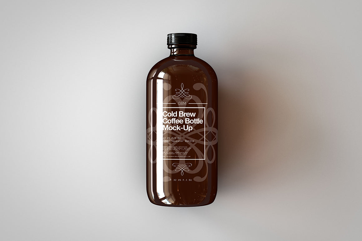 Download Cold Brew Coffee Bottle Mock Up Squealer Beer Bottle Mock Up The Sound Of Breaking Glass Creative Studio