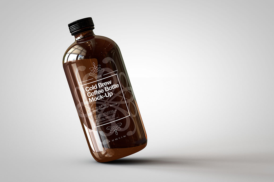 Download Cold Brew Coffee Bottle Mock Up Squealer Beer Bottle Mock Up The Sound Of Breaking Glass Creative Studio