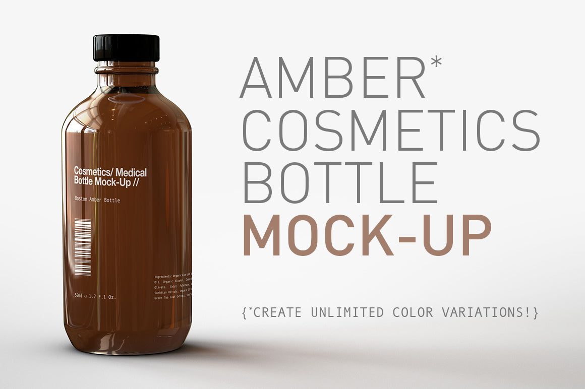 Download Amber Cosmetics Bottle Mock Up Medical Bottle Mock Up The Sound Of Breaking Glass Creative Studio