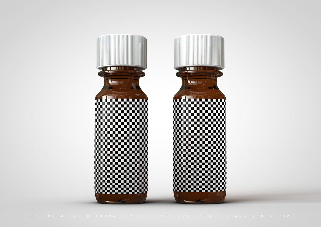 Download Essential Oils Bottle Mock-Up | Amber Glass Vial Bottle ...