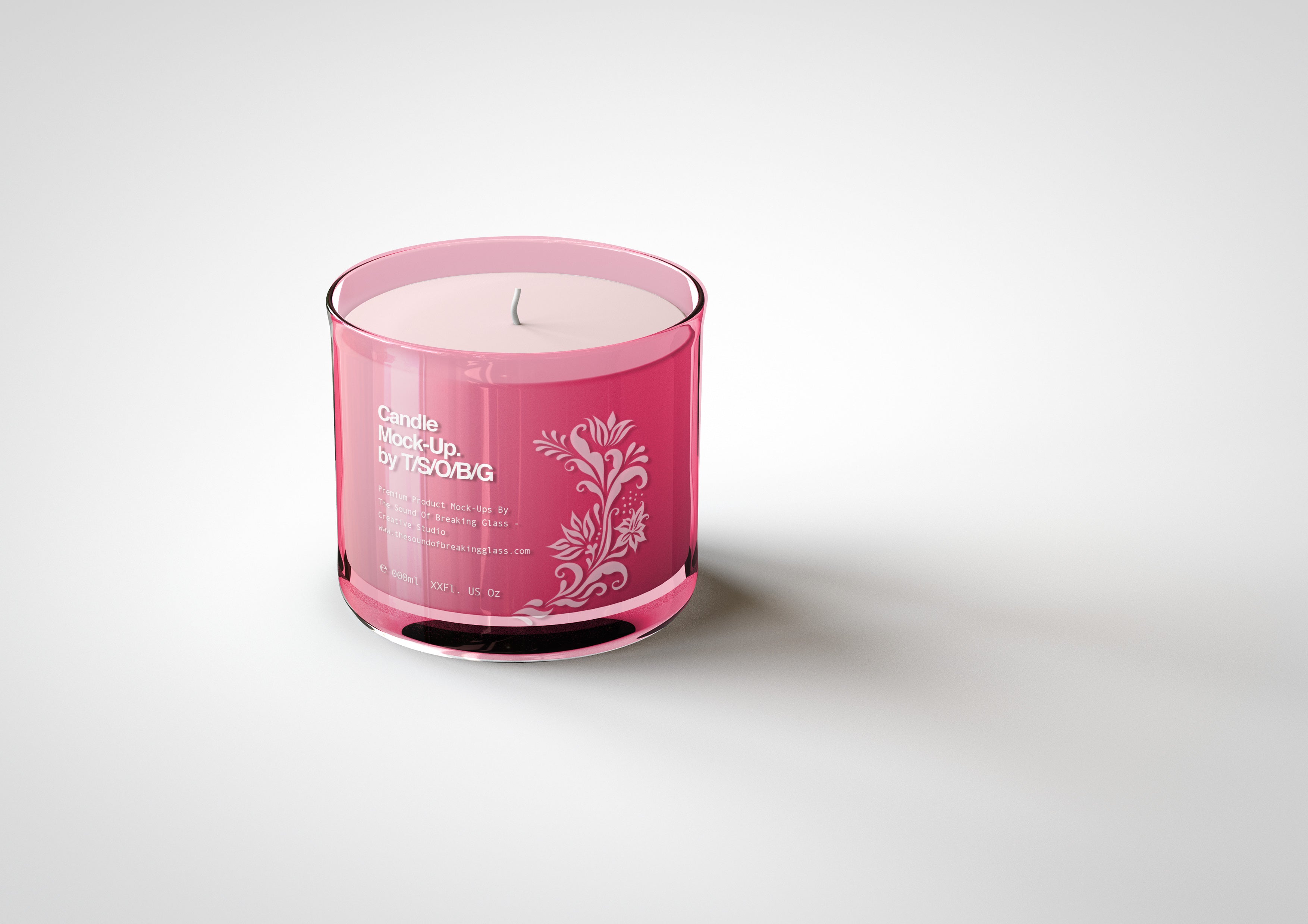 Download Scented Candle Mock-Up | Glass Candle & Packaging Mock-Up ...