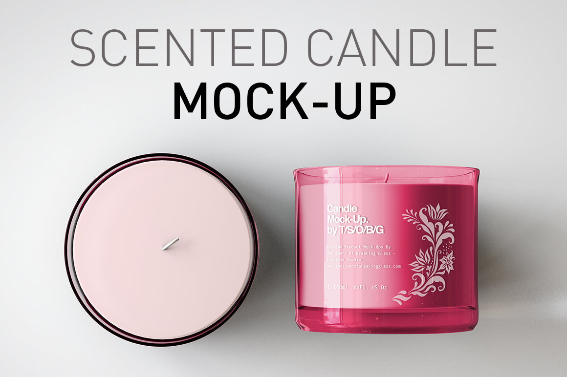 Download Scented Candle Mock Up Glass Candle Packaging Mock Up The Sound Of Breaking Glass Creative Studio