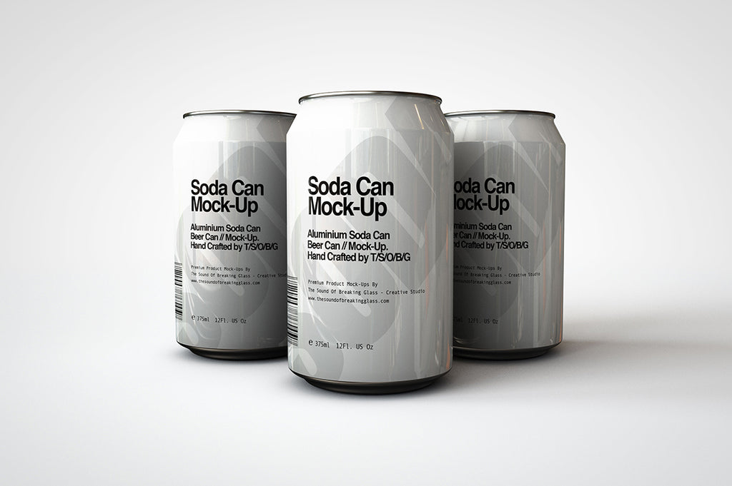 Download Soda Can | Beer Can Mock-Up - 355ml-375ml US 12 Fl oz ...