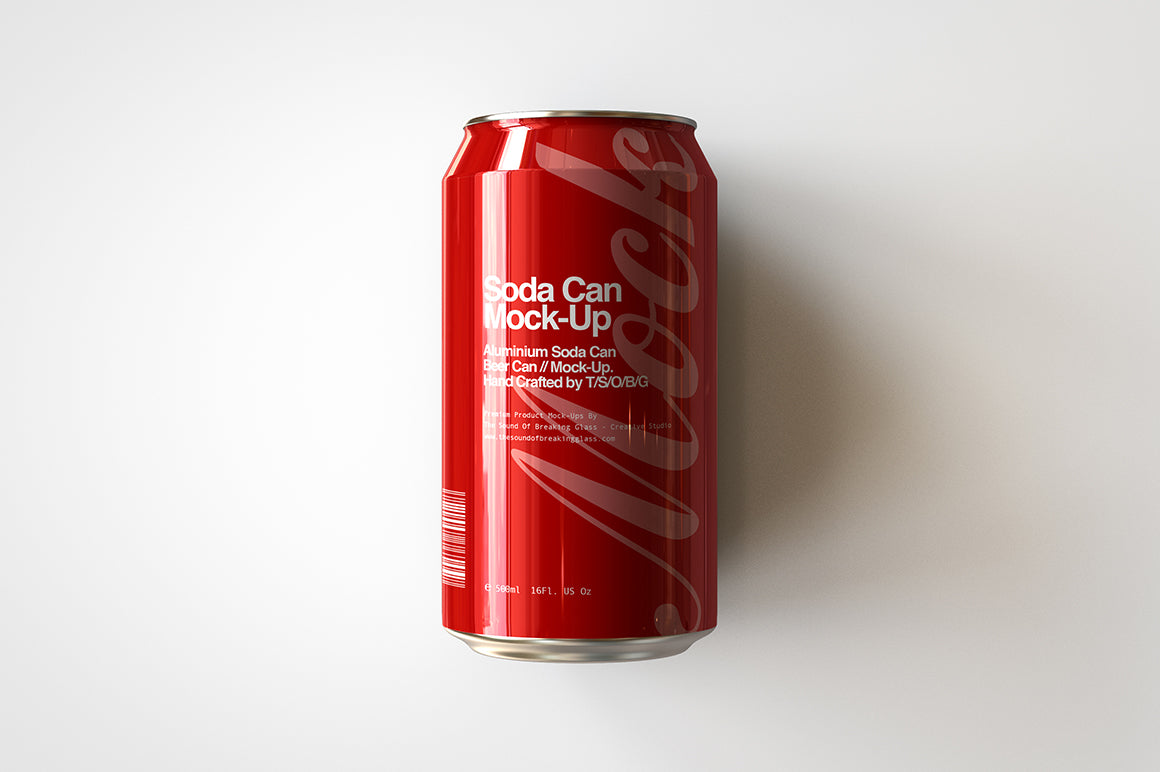 Download Soda Can Beer Can Mock Up 440ml 500ml The Sound Of Breaking Glass Creative Studio