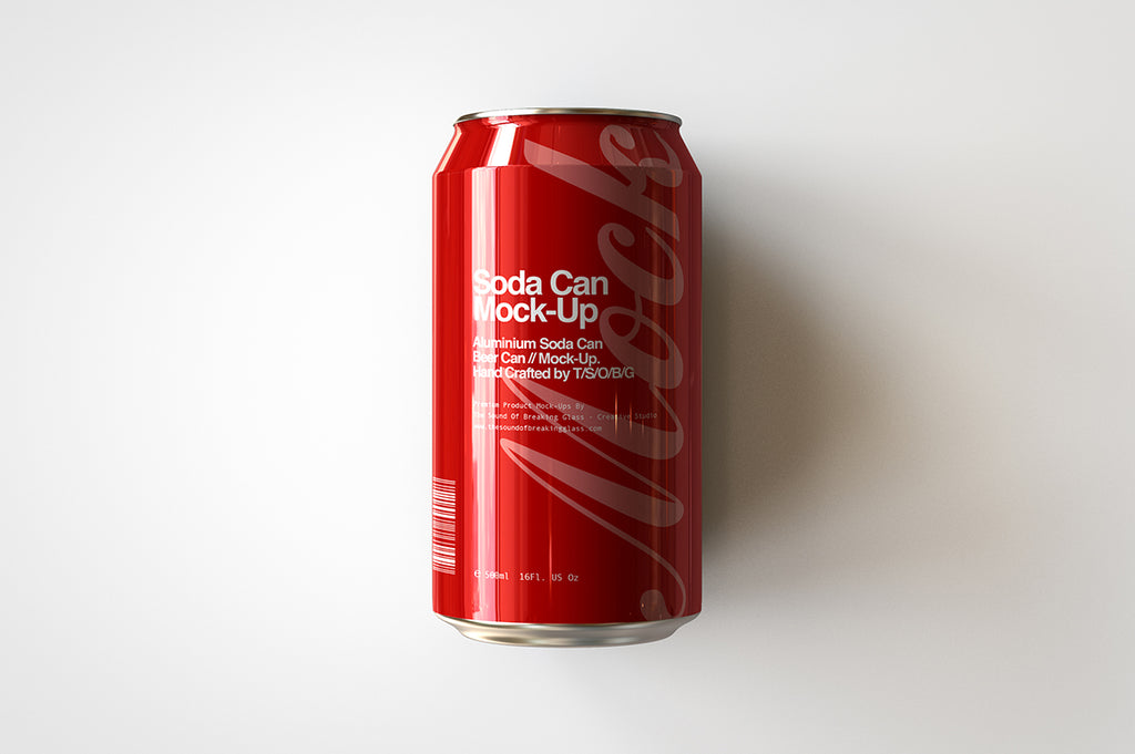 Download Soda Can | Beer Can Mock-Up - 440ml - 500ml - The Sound Of ...