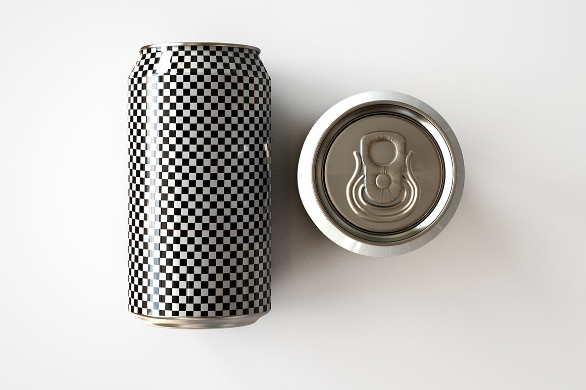 Download Soda Can | Beer Can Mock-Up - 440ml - 500ml - The Sound Of ...