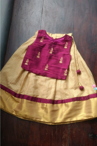 onam dress for kids