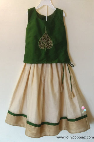 onam dress for kids