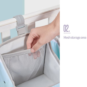 Portable Baby Crib Organizer Bed Hanging Bag For Baby Essentials