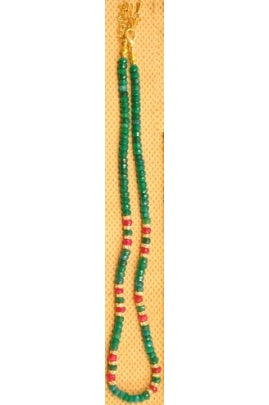 Emerald and Ruby Necklace Chain #ER-3