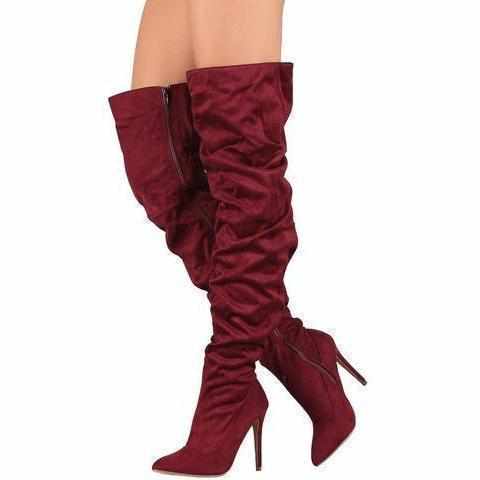 high heel dress boots