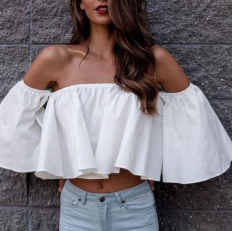 White Crop Top Camis | Womens Tops & Tanks - Edgy Couture