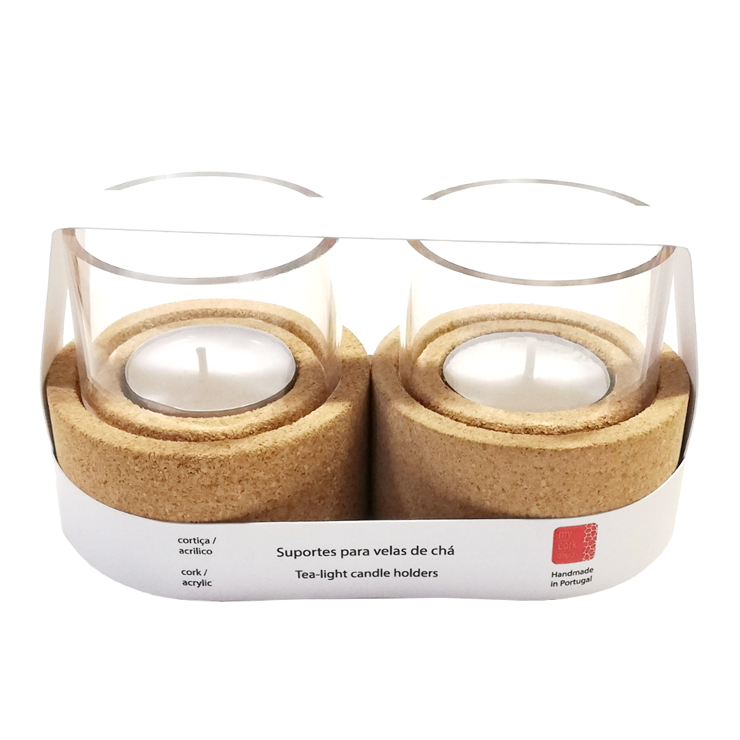 Cork Tealight Holders