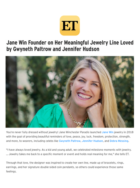 Jane Win Founder on Her Meaningful Jewelry Line Loved by Gwyneth Paltrow and Jennifer Hudson