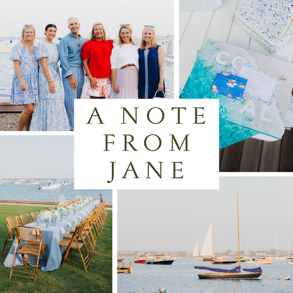 A Note from Jane