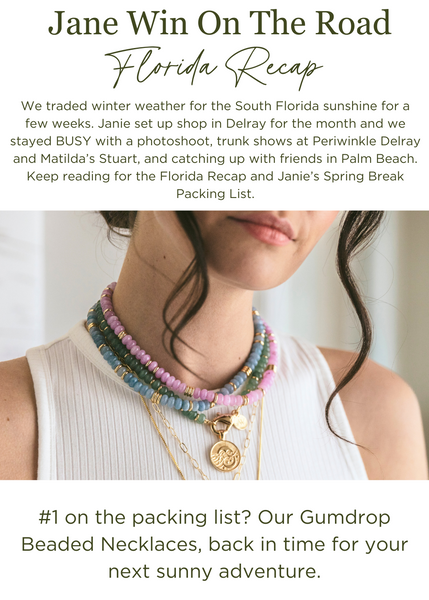 Gumdrop Beaded Necklace and Florida Packing List