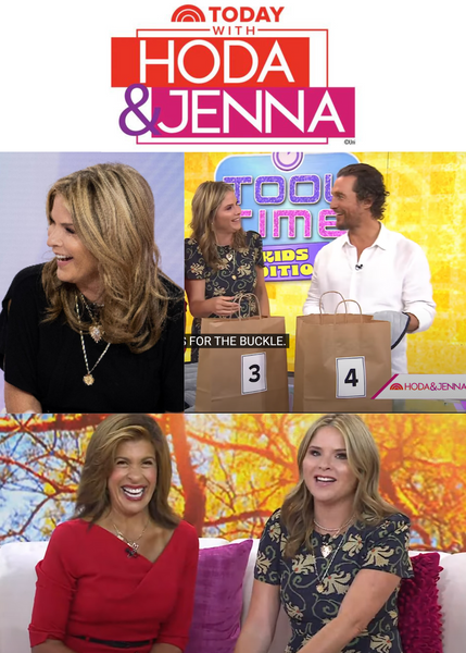 Jenna Bush wearing Jane Win on the Today Show