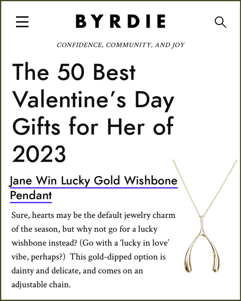 Byrdie Jane Win Valentine's Day Best Gifts