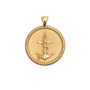 Pendant Coin Necklace with Symbol and Inspired Word - FOREVER