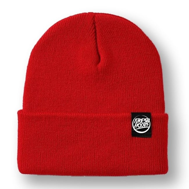 FH Red Cuffed Beanie — Fresh Hoods