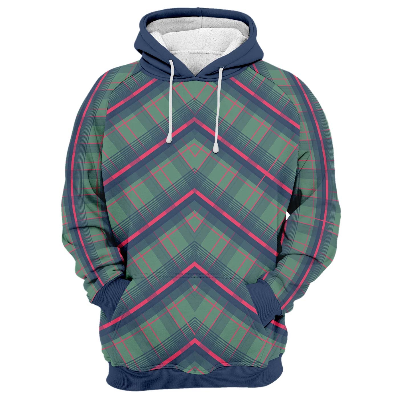 Mid Plaid Hoodie — Fresh Hoods