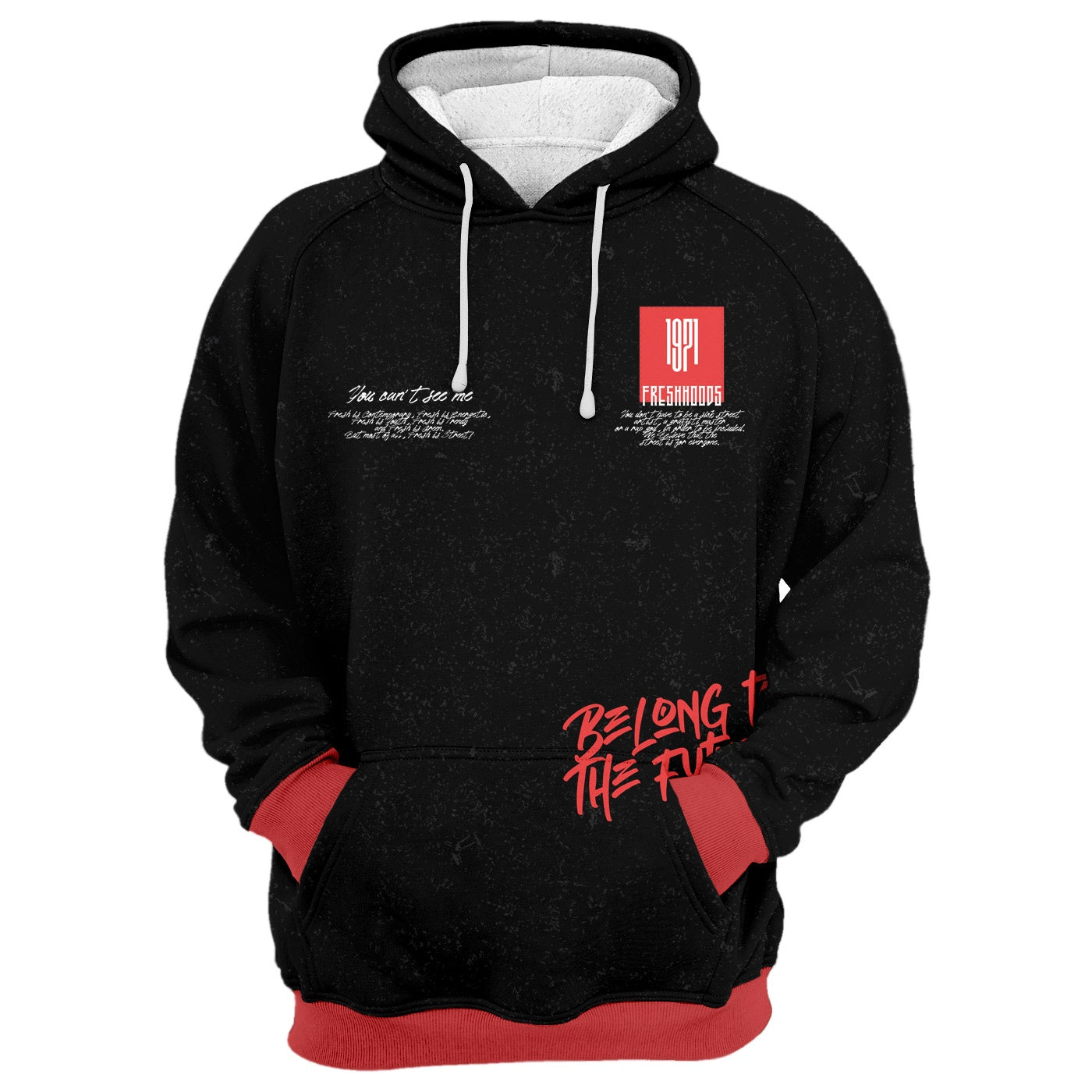 no boundaries zip up hoodie