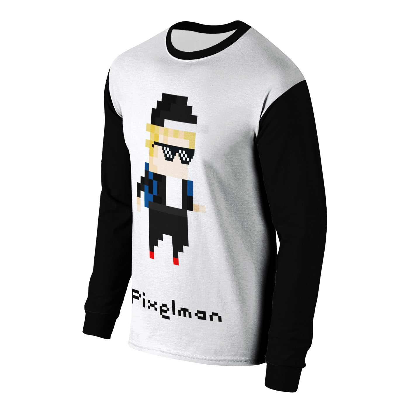 Download Pixelman Long Sleeve Shirt — Fresh Hoods