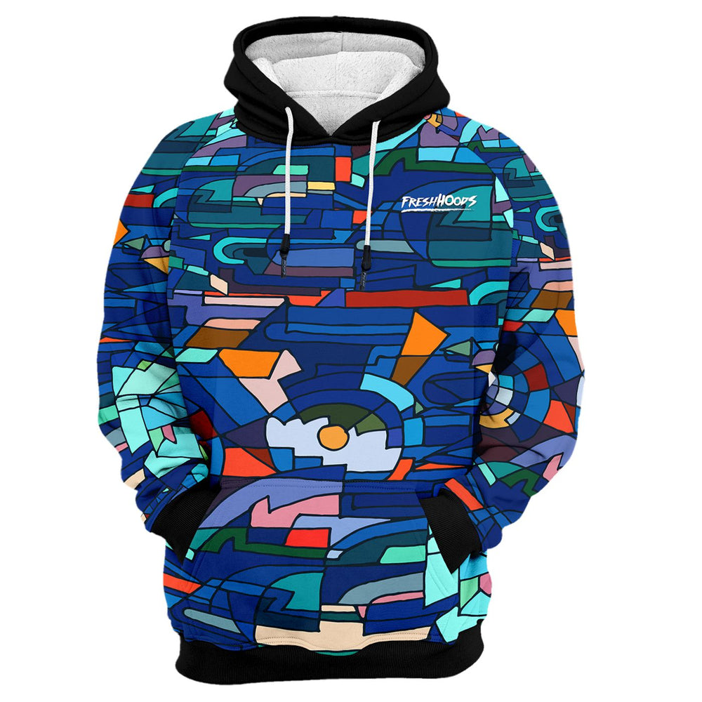 Abstract Mosaic Hoodie — Fresh Hoods