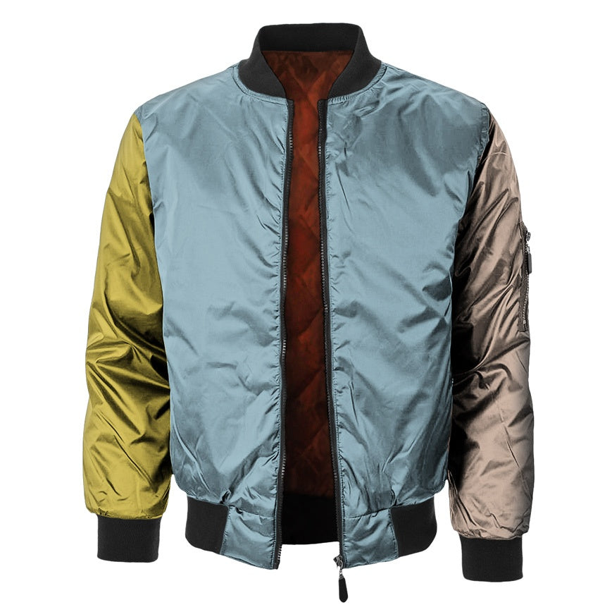 Pastel Blue Bomber Jacket – Fresh Hoods