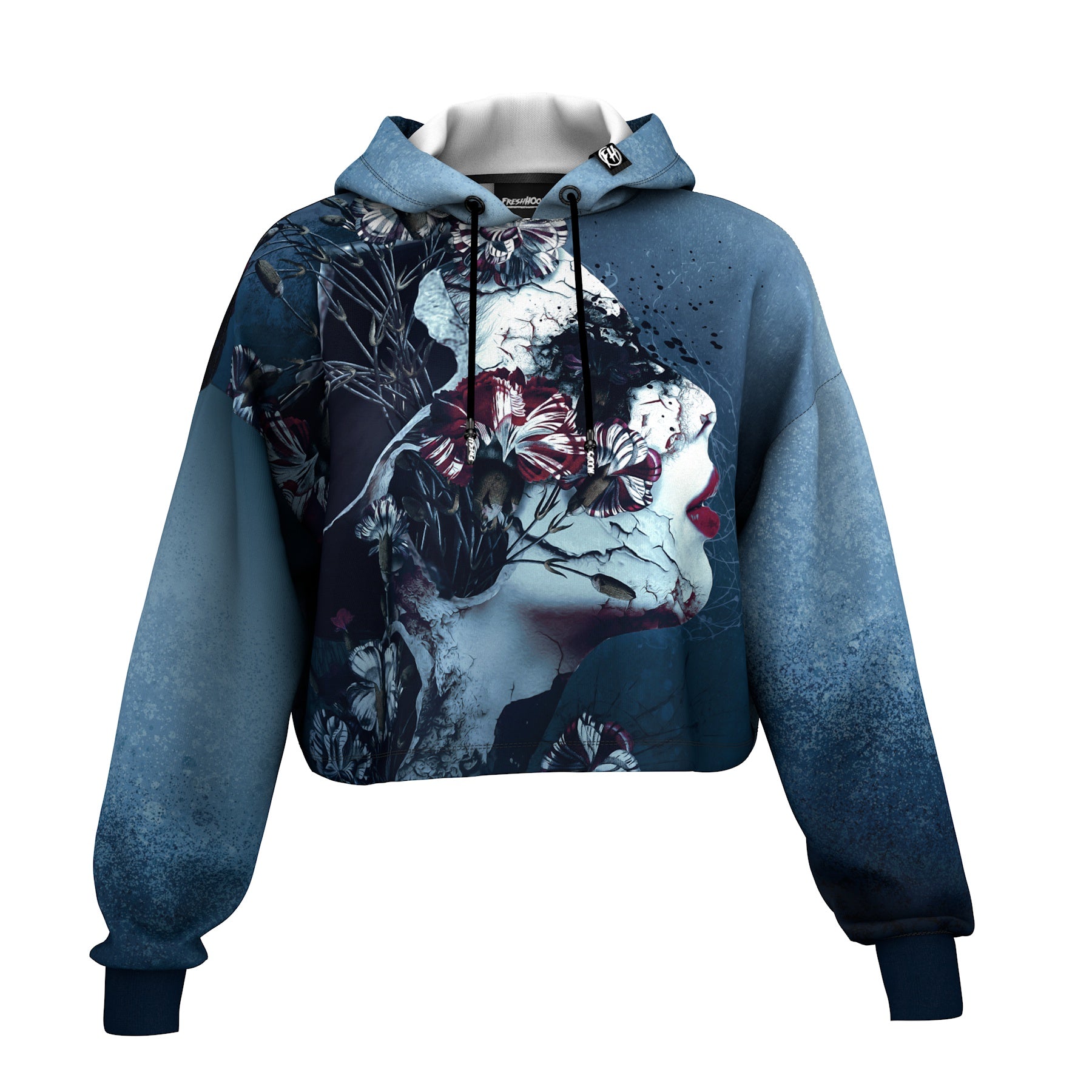 Image of Day To Night Cropped Hoodie