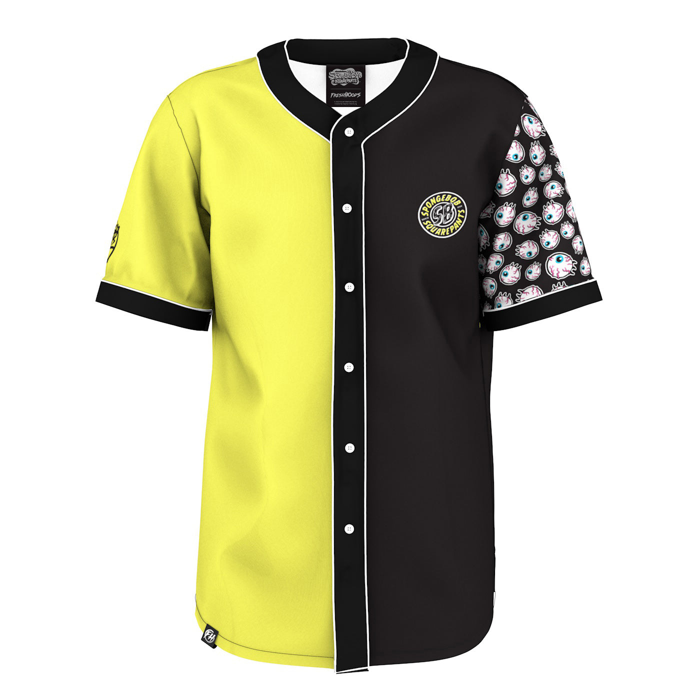 Image of Freshhoods x SpongeBob Spliced Jersey