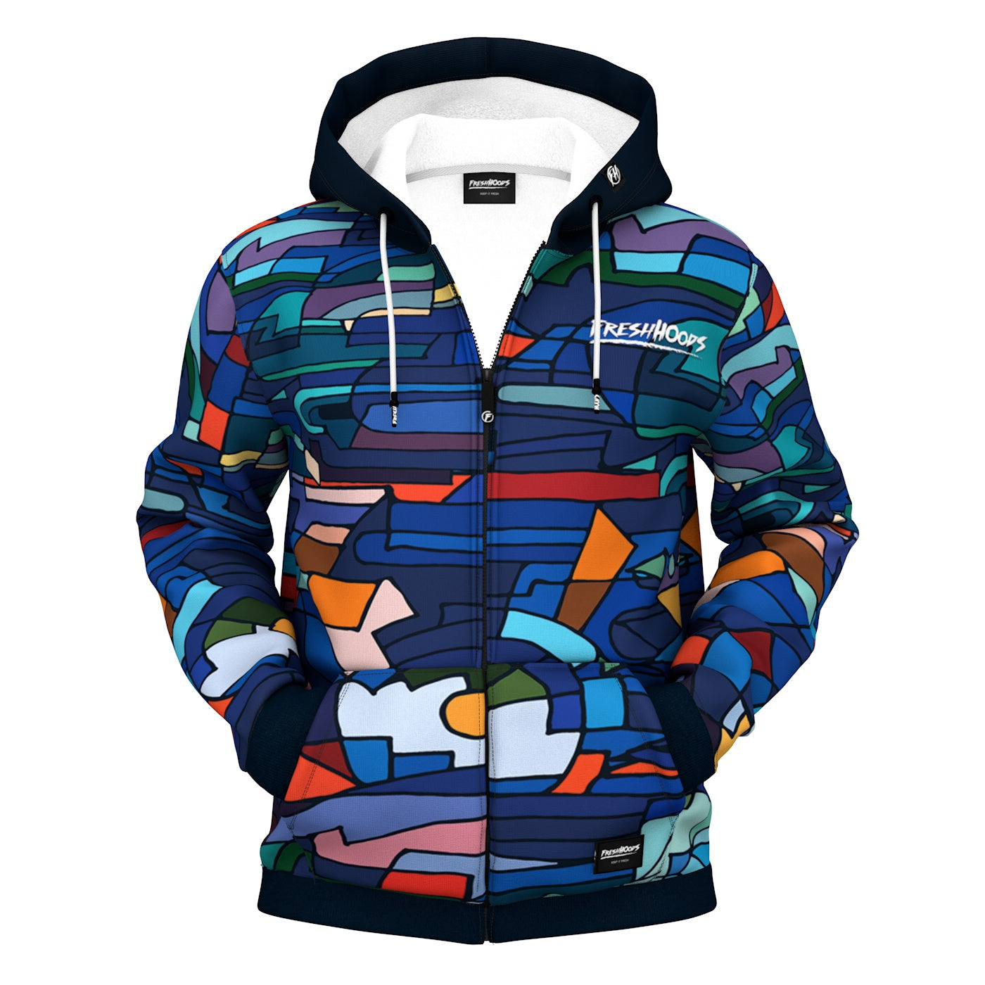 Fresh Hoods Tribal Mosaic Bomber Jacket