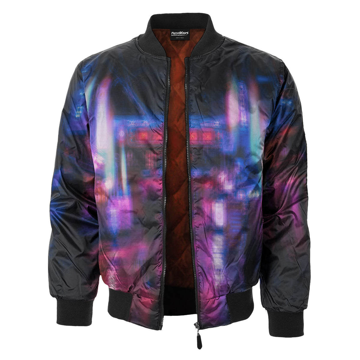 Download Cyber Hit Bomber Jacket — Fresh Hoods