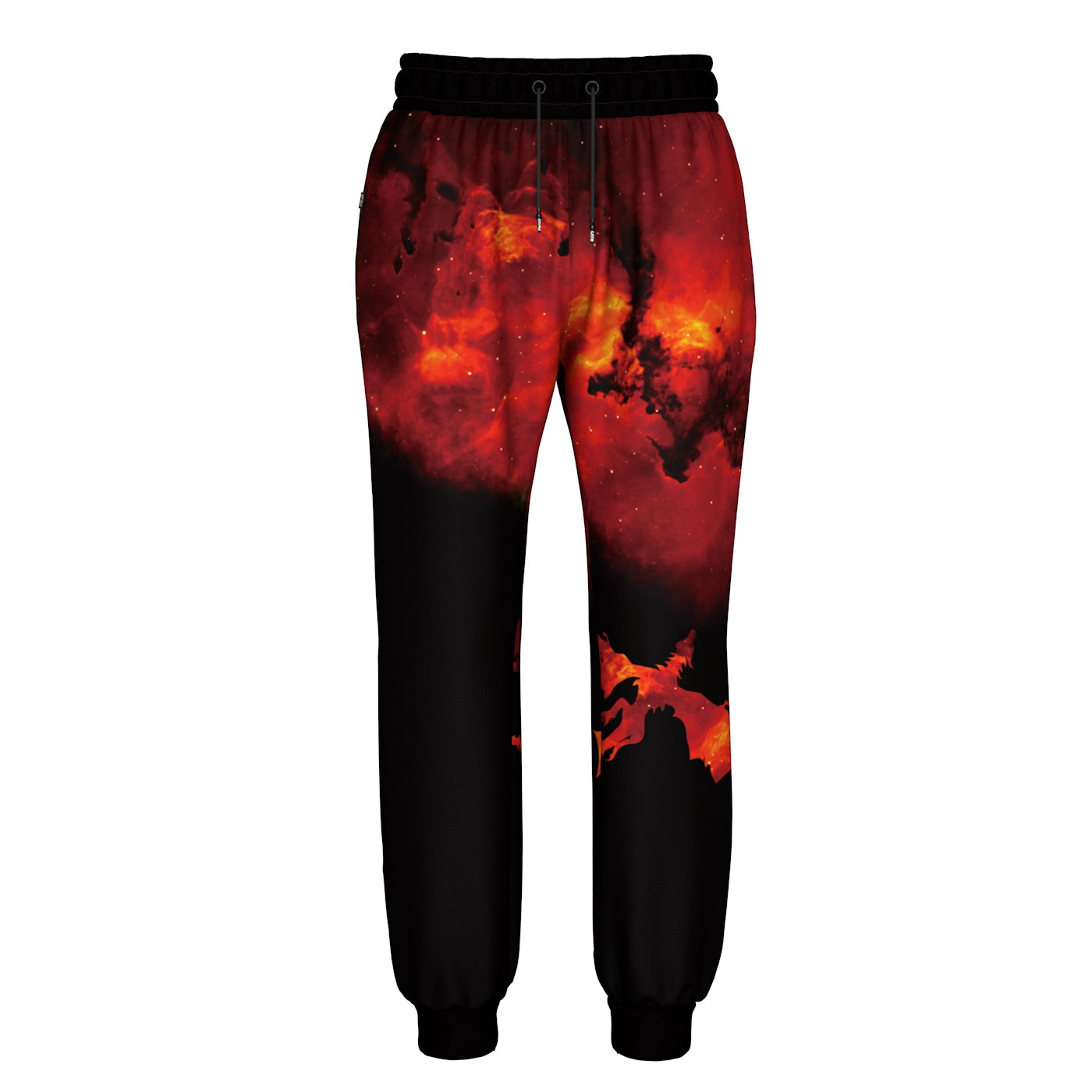 Cartoon Flame Sweatpants