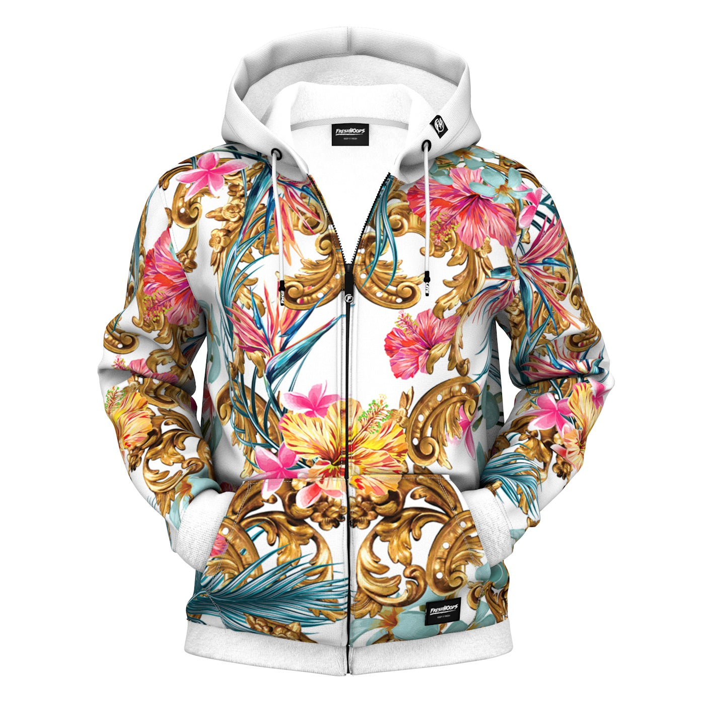 Fresh Hoods Flower Tiger Sweatshirt