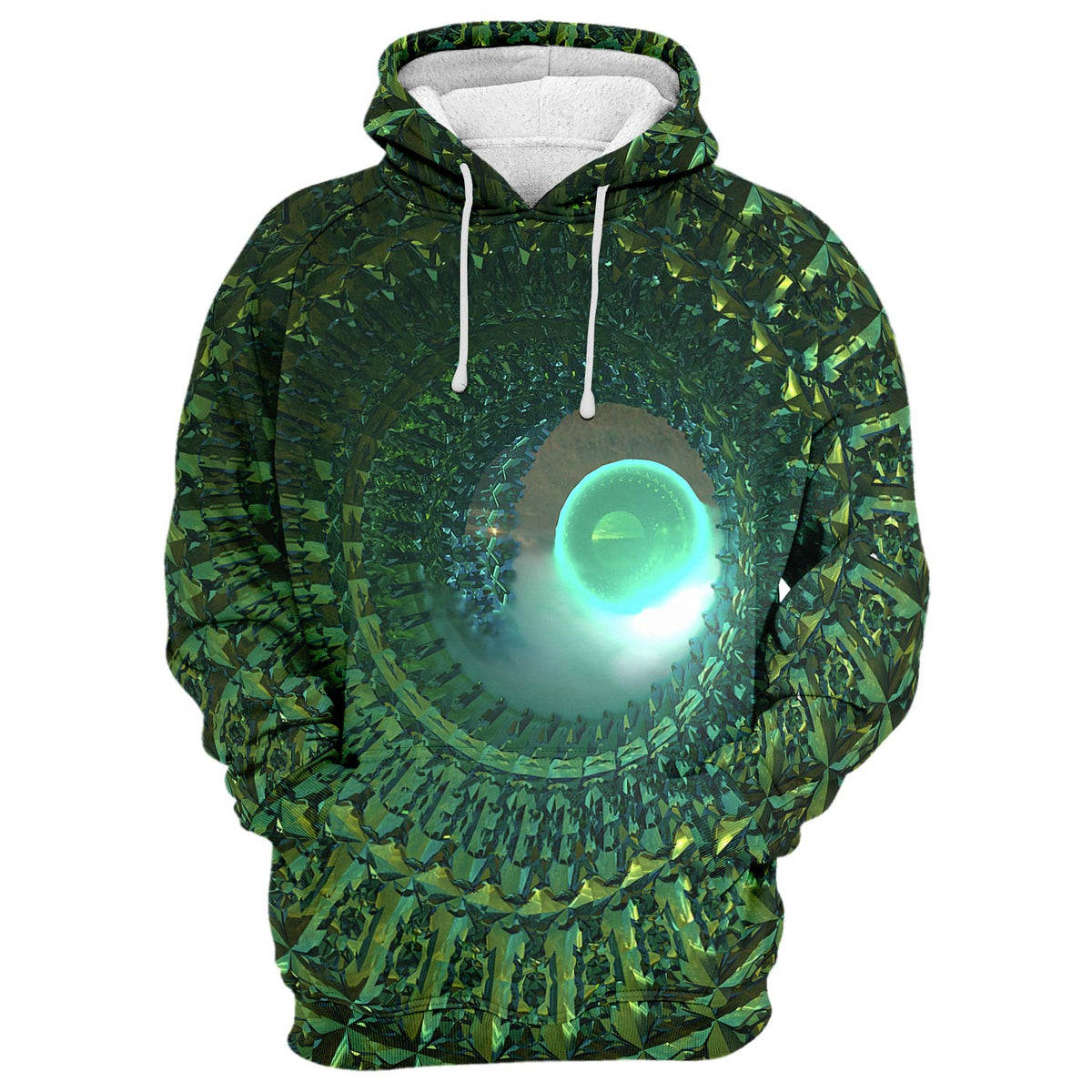 green elite wolf hoodie