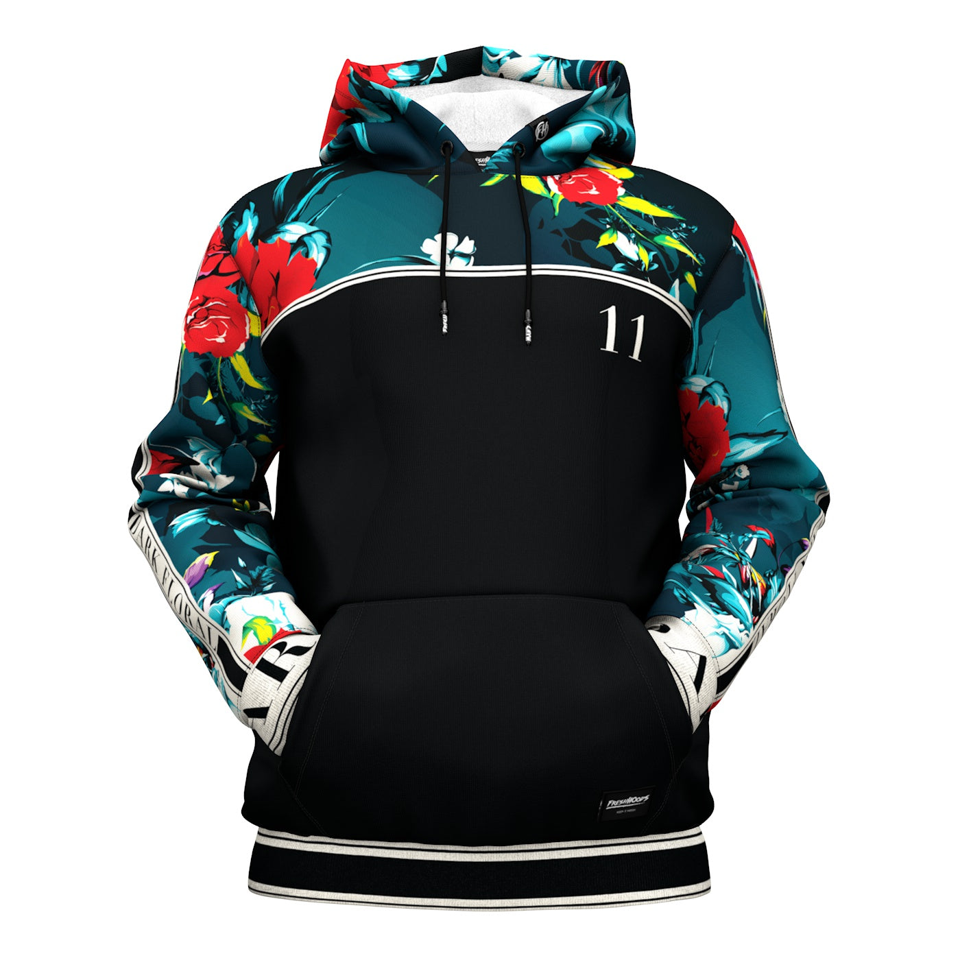 Image of Emerald Floral Hoodie