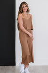 Still Into You Full Size Run Ribbed Jumpsuit- Ships ASAP
