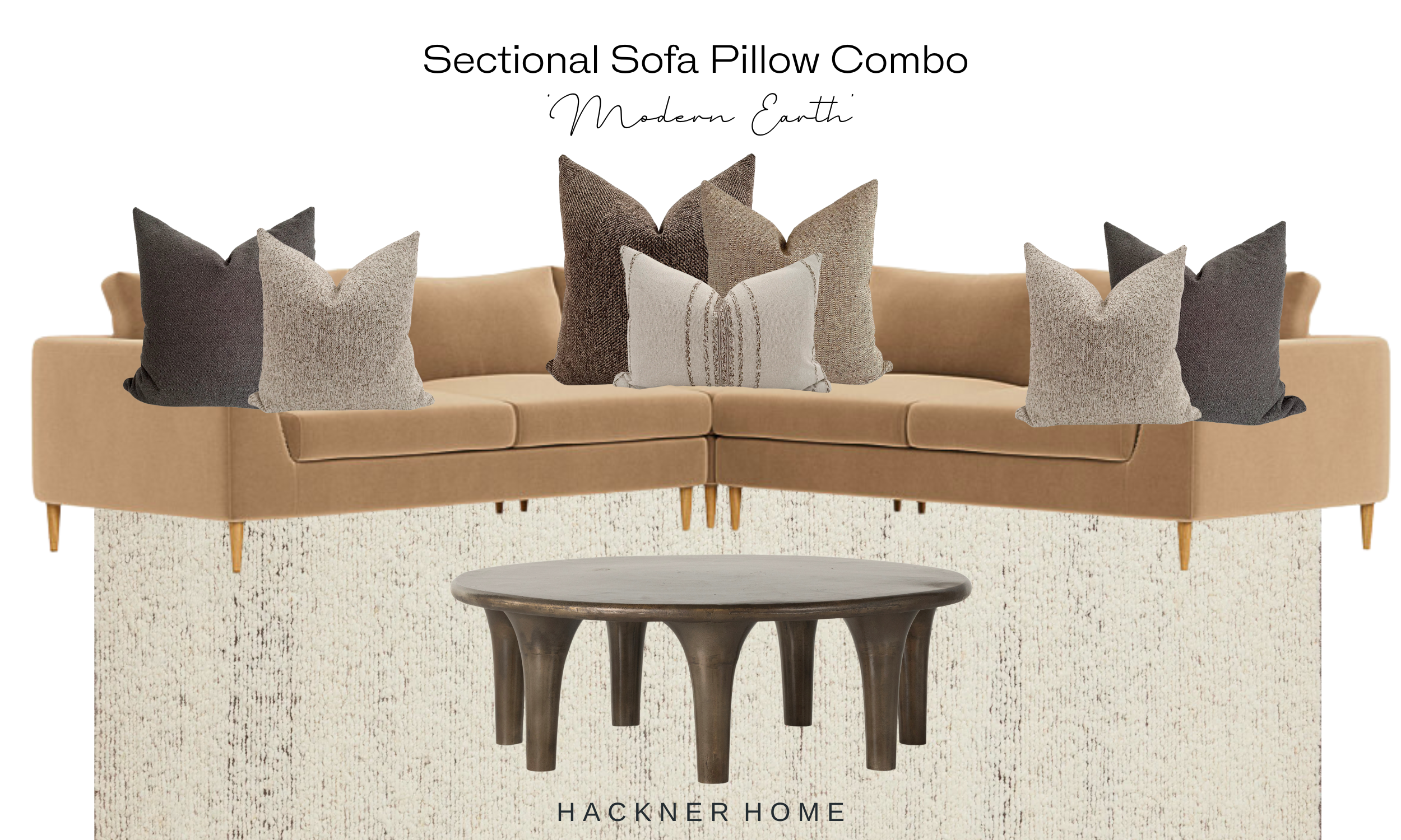 Our 5-Step Formula for Styling Pillows on an L-Shaped Sofa