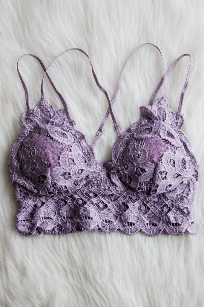 violet bralette