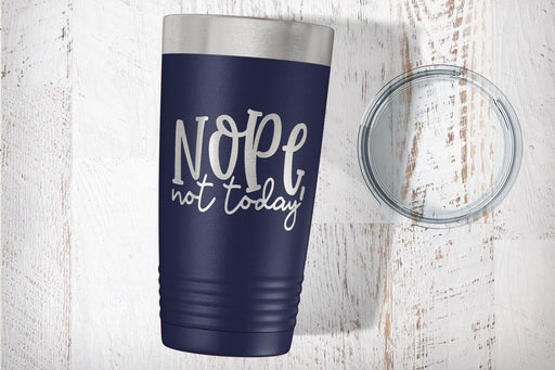 Never Postpone What You Can Cancel Engraved Tumbler — Maddie & Co.