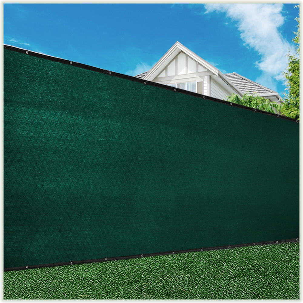 6 Foot Fence Privacy Screen Cover Windscreen with Heavy Duty Brass ...