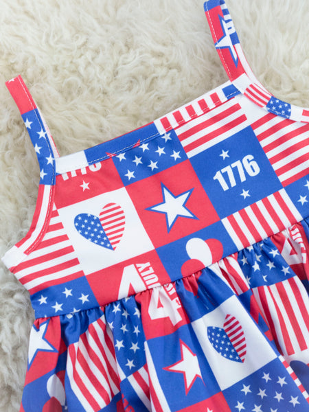 July 4th Ruffle Bloomers Outfit