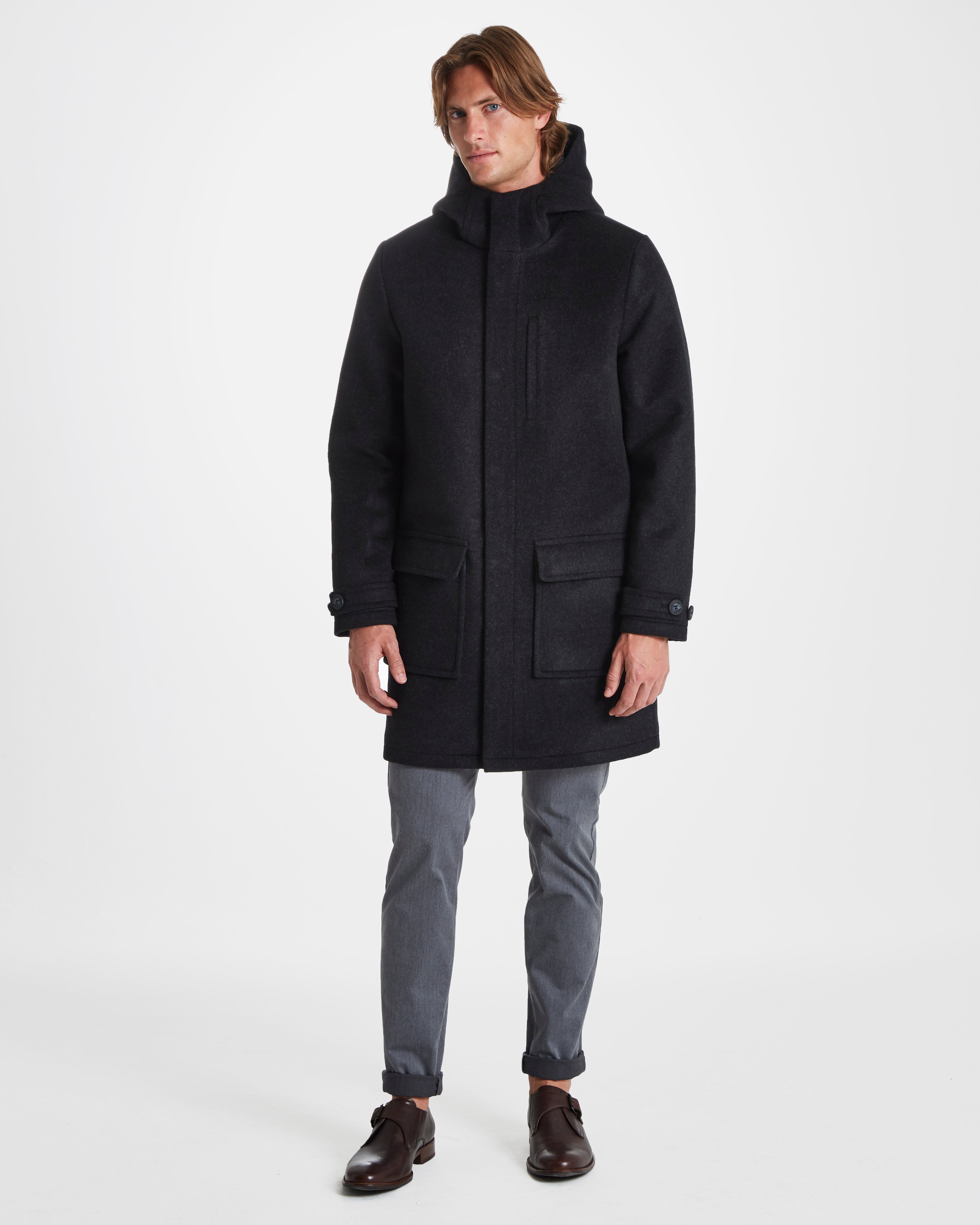 Logan StormLux™ Wool Cashmere Parka – North & Mark