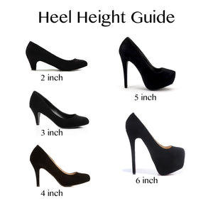 2 inches heels