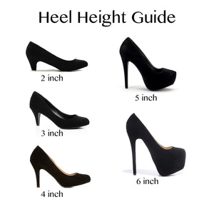 four inch platform heels