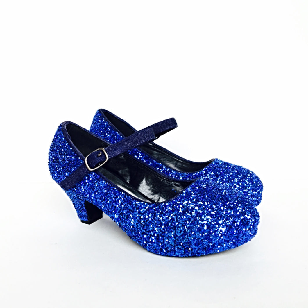 royal blue sequin shoes