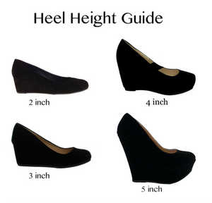 5 inch heels wedges