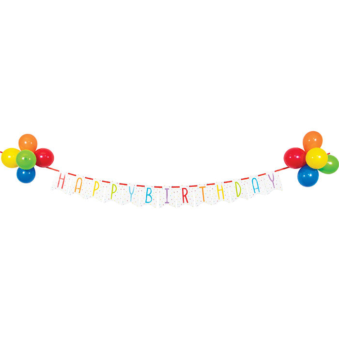 birthday balloon border clipart